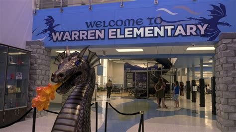 New Warren Elementary School holds ribbon cutting before new school ...