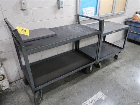(3) Heavy Duty Shop Carts