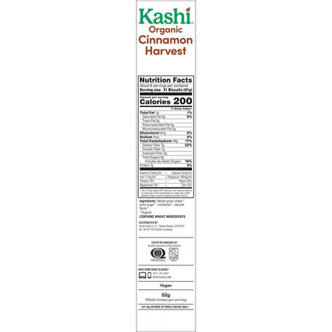 Kashi Cinnamon Harvest Organic Breakfast Cereal - Shop Cereal at H-E-B