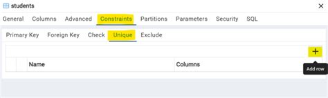 Image result for CreateTable pgAdmin 4