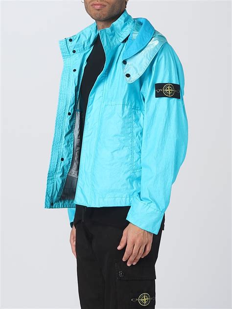 STONE ISLAND: jacket for man - Gnawed Blue | Stone Island jacket ...