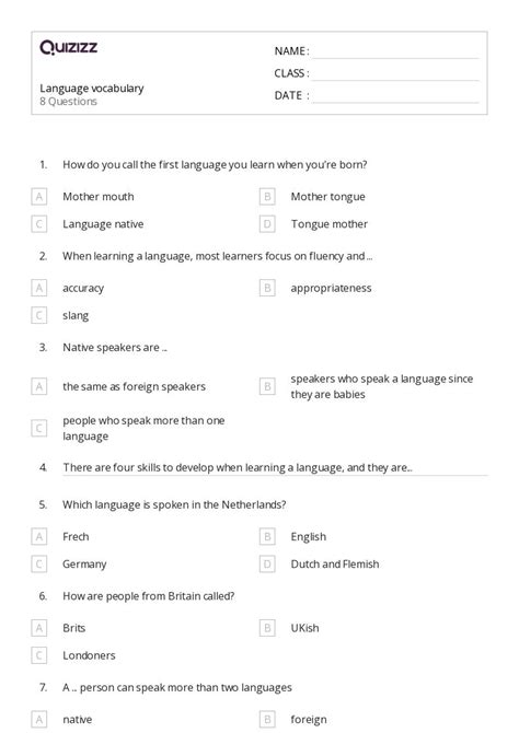 50+ Language and Vocabulary worksheets for Kindergarten on Quizizz ...