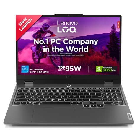LENOVO LOQ 12TH GEN INTEL CORE I5-12450HX | NVIDIA RTX 2050 4GB (12GB