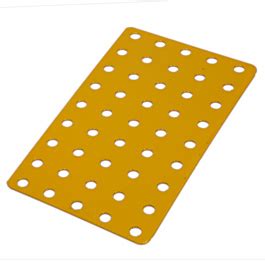Probots MecX Base Metal Perforated Plate With 7x3 Holes for Robotics ...