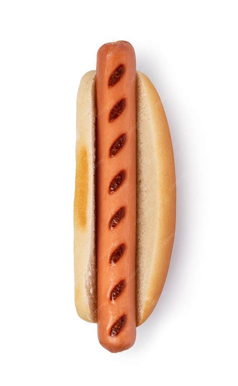 Premium Photo | Hot dog on a white