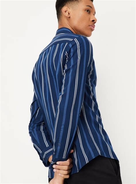 Buy Men Regular Fit Striped Casual Shirt Online at just Rs. 1049.0 ...