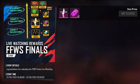 FFWS Milestone rewards in Free Fire MAX: Claim rare emote, gloo walls ...