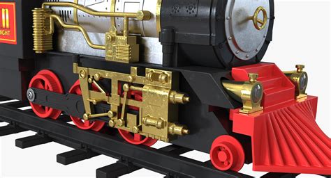 3D Toy Train Locomotive with Rails | 3D Molier International