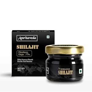 Amritaveda Himalyan Shilajit Resin 20 gram | 100% orignal and pure ...