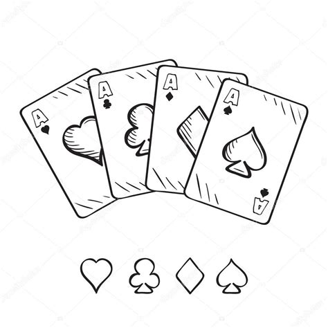 Deck Of Cards Drawing at GetDrawings | Free download