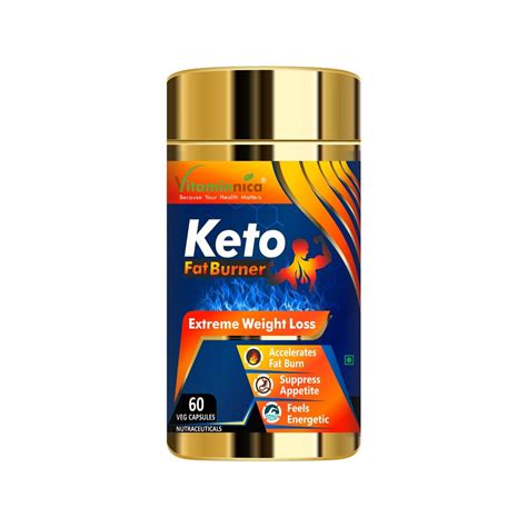 Vitaminnica Keto Fat Burner Veg Capsules for Men and Women- Weight Loss ...