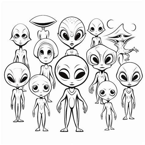 Alien Group Cartoon 的图像结果