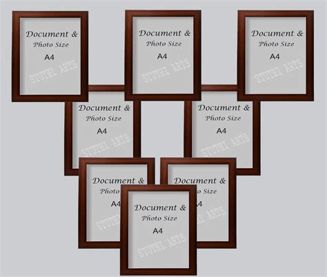 AG CRAFTS Photo Frame A4 Size For Wall Picture Frame For Home and ...