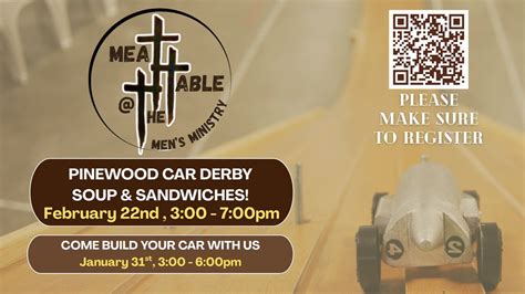 Meat at the Table, Pinewood Car Derby!, 11711 26 Mile Road, Washington ...