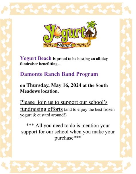 Yogurt Beach dine and donate , 748 s meadows parkway Reno, nv 89521, 16 ...