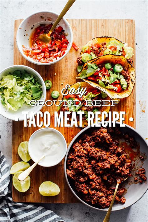 Ground Beef Taco Meat Recipe - Live Simply