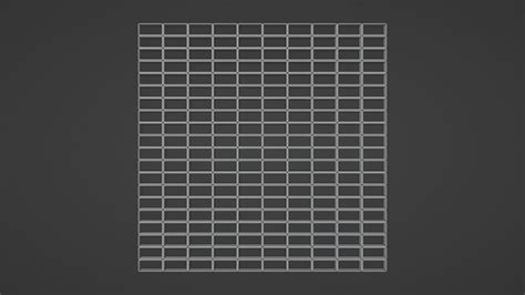 3D model Steel Grating Flooring VR / AR / low-poly | CGTrader