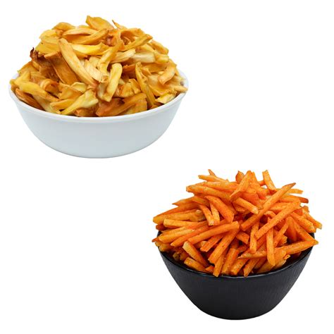 Kerala Chips Combo - Jackfruit Chips (500g) & Tapioca Chips (500g) - 1 ...