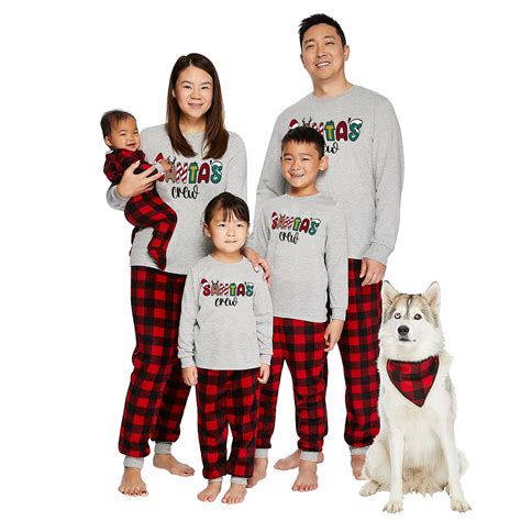 Jolly Jammies Men's Holiday Grey Christmas Matching Family Pajamas Set ...