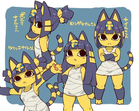 Animal Crossing Ankha Deviantart - Sora-Donald-Goofy