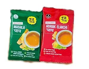 Fit Tea | Sugar Free Instant Tea Premix Sachet |Bulk Combo Offer Pack ...