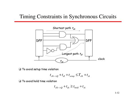 Ece428 synchr 1-12-22 - dld notes of flip flops - Timing Constraints in ...