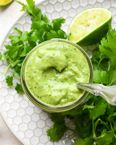 Cilantro Lime Avocado Dressing - JoyFoodSunshine