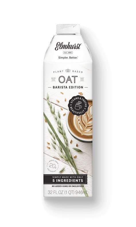 Milked Oats™ Barista Edition | Oat milk, Barista, Plant based milk