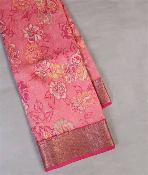 Buy Pink Chaniya Silk Saree T591220