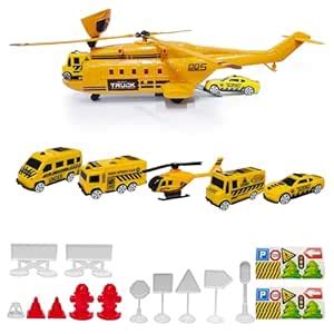Kidology Engineering Series Helicopter Playset for Kids with Mini ...