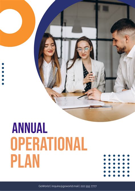 Free Annual Operational Plan Template to Edit Online