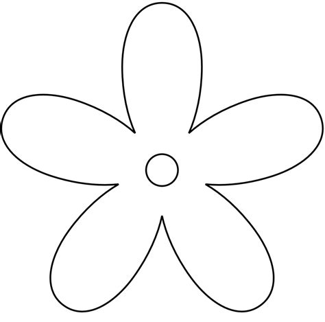 Free Flower Clipart Black And White, Download Free Flower Clipart Black ...