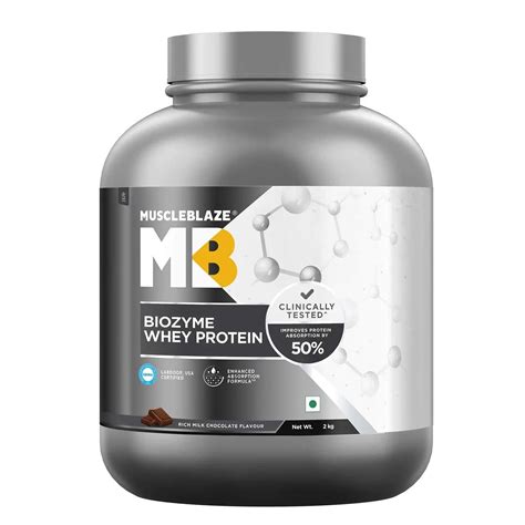 MuscleBlaze Biozyme Whey Protein - Body Building India