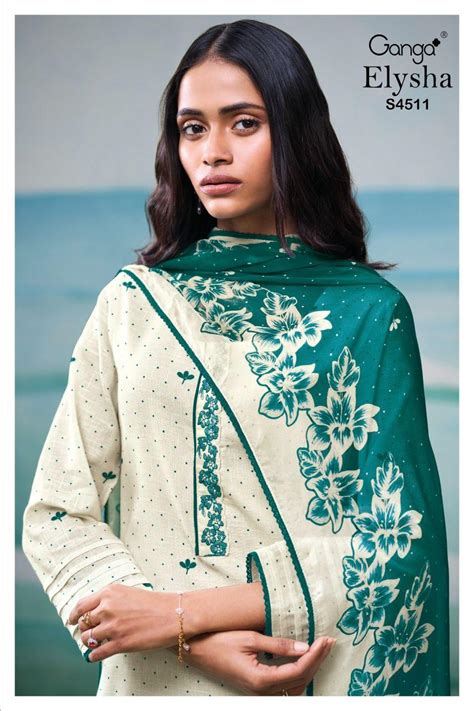 Elysha 4511 Ganga Cotton Linen Plazzo Style Suits Manufacturer India ...