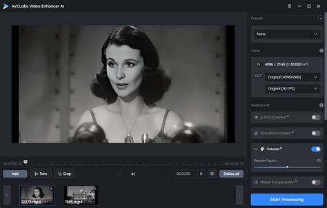 Automatic Video Colorization Software 的图像结果