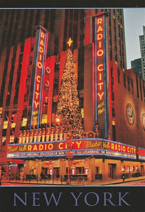 cinepostcards: Radio City Music Hall in New York/USA - capacity of radio city music hall