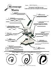 Image result for Microscope Mania Answer Key Decoder Wheel