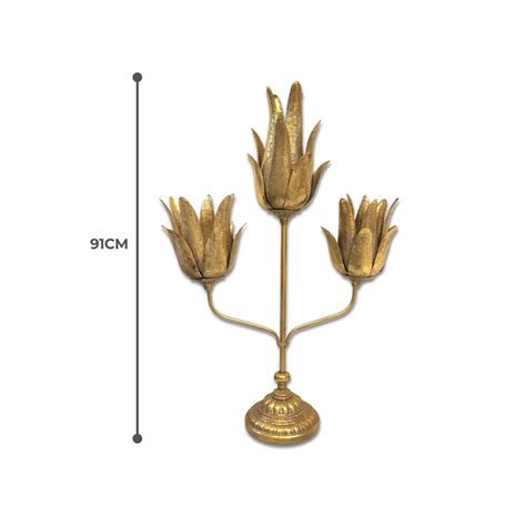 Vintage Triple Artichoke Floor Standing Candle Holder – beuniqueleb