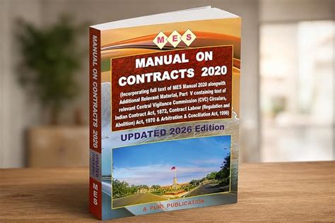 MES Manual on Contracts 2020 (Updated 2026 Edition) | Includes CVC ...