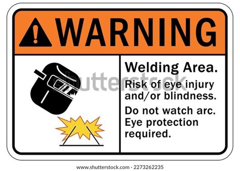 Image result for Welding Flash Hazard Sign
