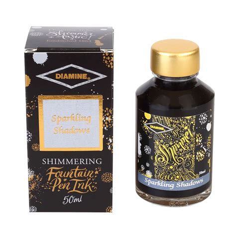 Diamine Shimmer Sparkling Shadows Ink - 50ml | Shop Online | Diamine ...