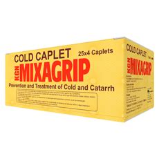 KGNMIXAGRIP TABLETS - Paracetamol, Phenylephrine Hydrochloride and ...
