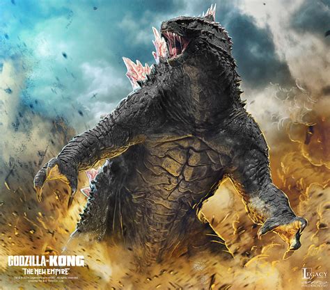 Godzilla x Kong official concept artwork (Godzilla x Kong: The New ...