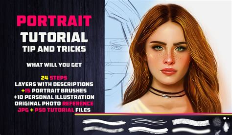 ArtStation - PORTRAIT TUTORIAL / + 15 BRUSHES / TIP AND TRICKS ...