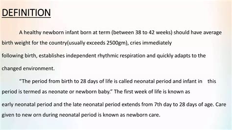 Resuscitation and immediate care of newborn | PPTX