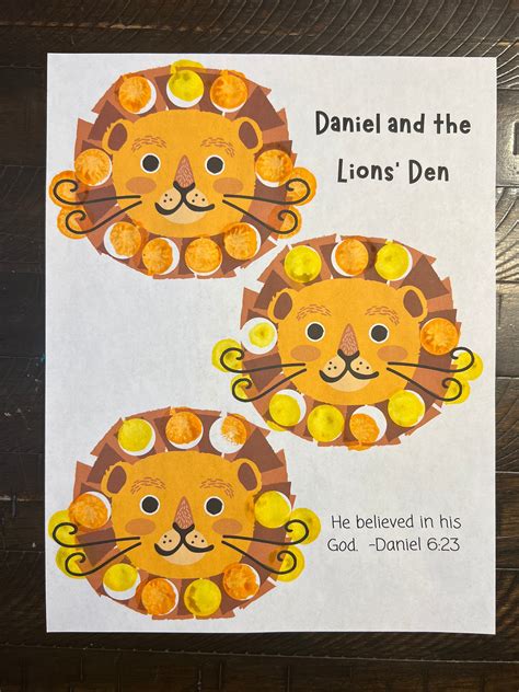 Bible Stories, Daniel in the Lions Den, Bible Story Craft, Children's ...