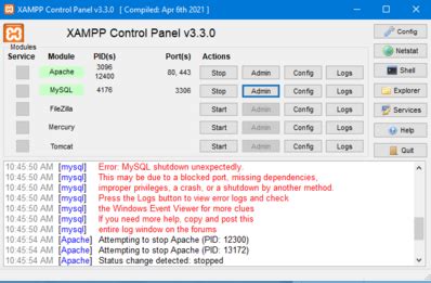 How to Fix Error MySQL Shut Down Unexpectedly 的图像结果