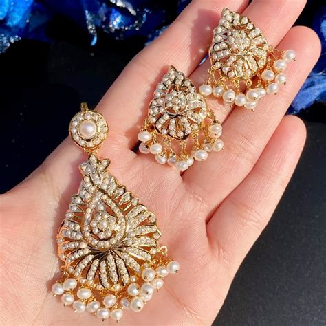 Shop Exquisite Pearl Pendant Sets Online | Gold Plated 925 Silver