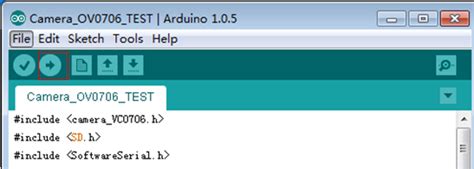 Arduino Code for Camera 的图像结果