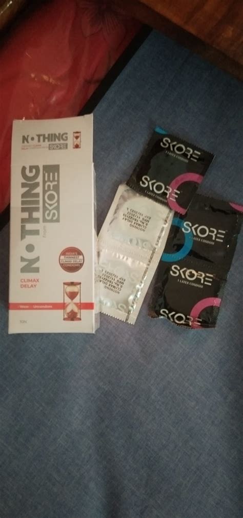 Buy Skore Nothing Thinnest Condoms | Chocolate Flavored With Disposal ...